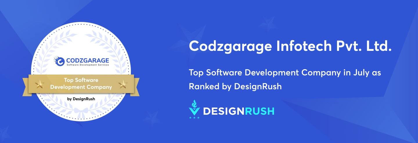 Codzgarage Recognized Among Top 15 Software Development Companies Worldwide by DesignRush